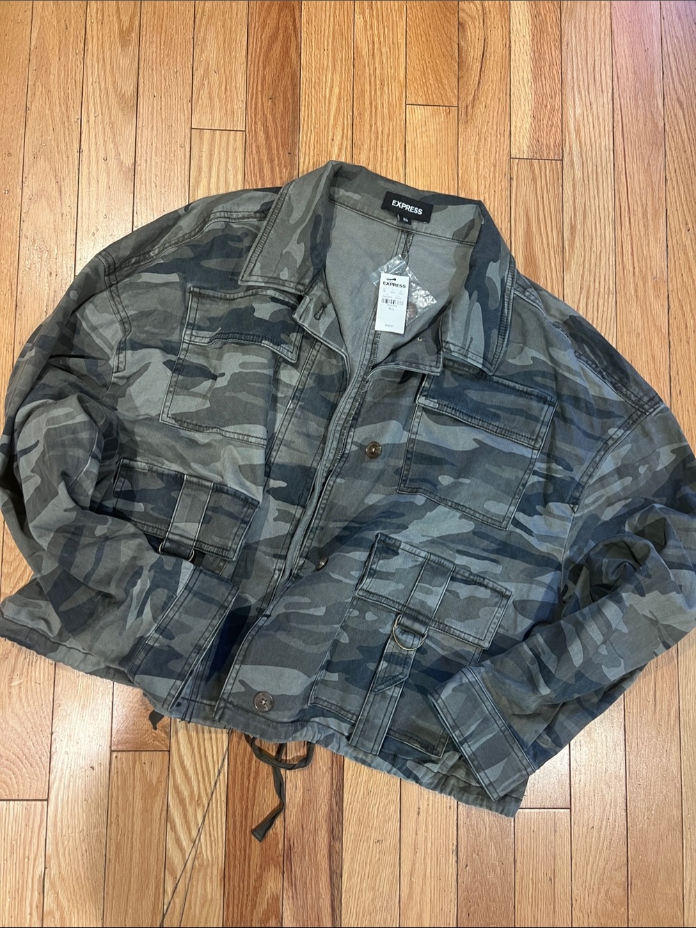 Express Camo Field Jacket - Gray & Olive